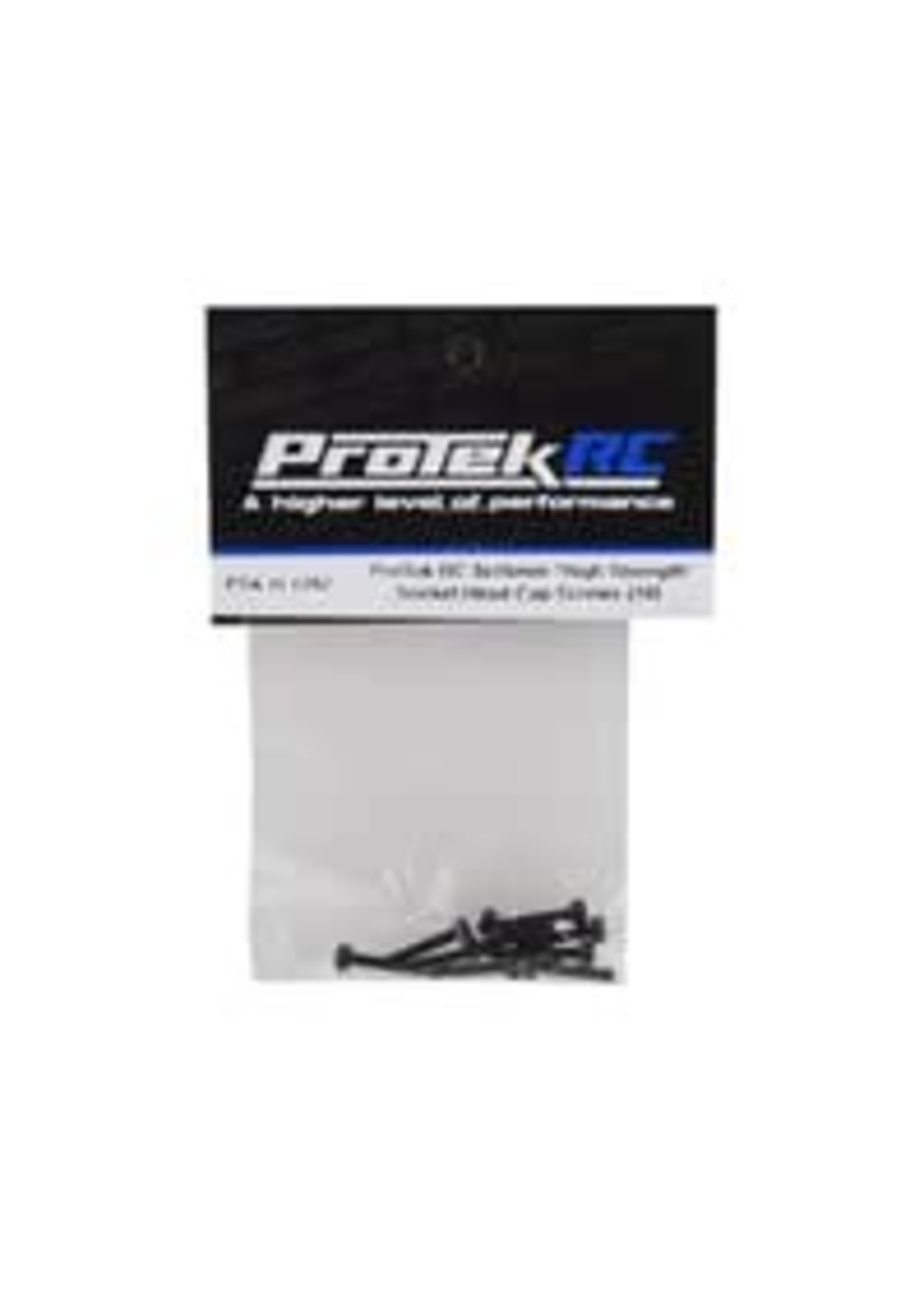 ProTek RC PTK-H-1207 ProTek RC 3x16mm "High Strength" Socket Head Cap Screws (10)