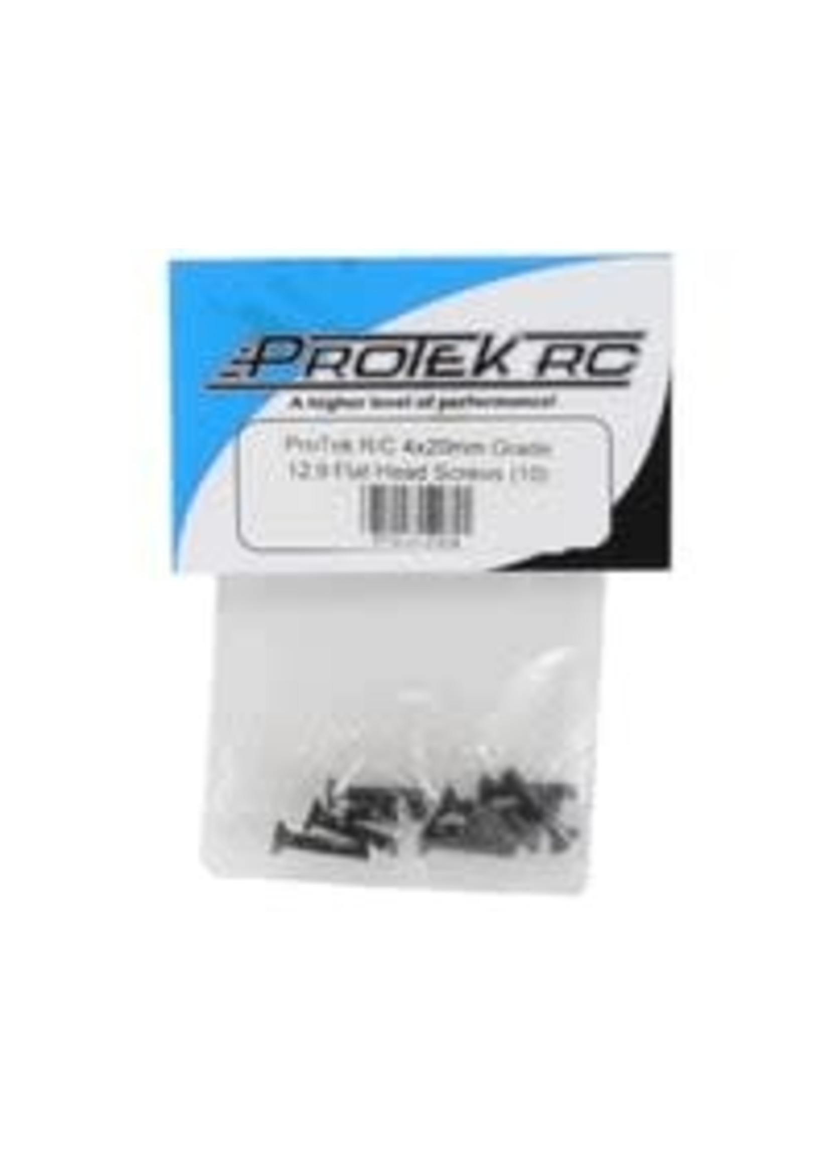 ProTek RC PTK-H-2308 ProTek RC 4x20mm "High Strength" Flat Head Screws (10)