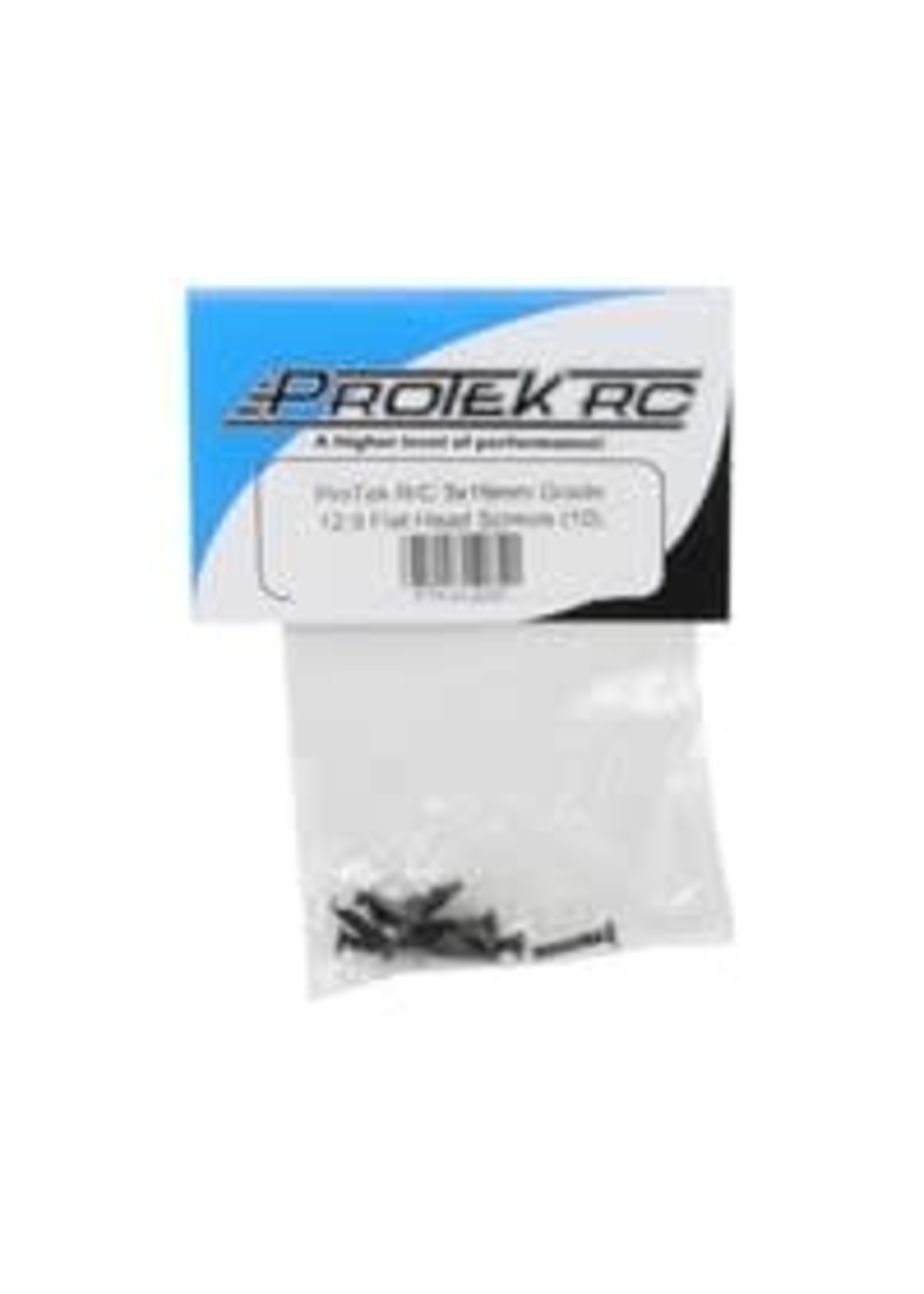 ProTek RC PTK-H-2207 ProTek RC 3x16mm "High Strength" Flat Head Screws (10)