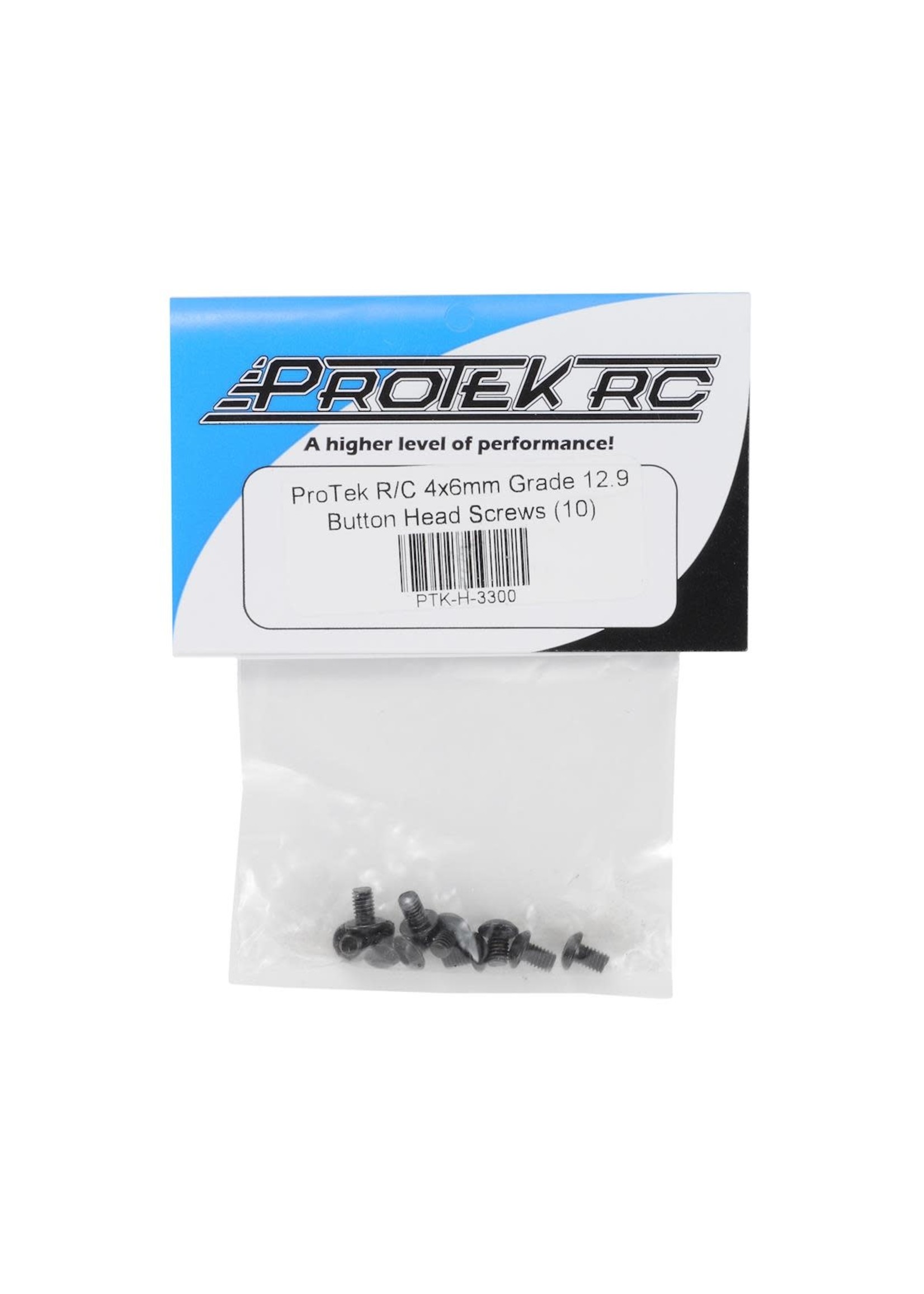 ProTek RC PTK-H-3300 ProTek RC 4x6mm "High Strength" Button Head Screws (10)