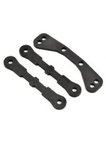 Traxxas Bulkhead tie bar, upper (1)/ lower (2) (steel)