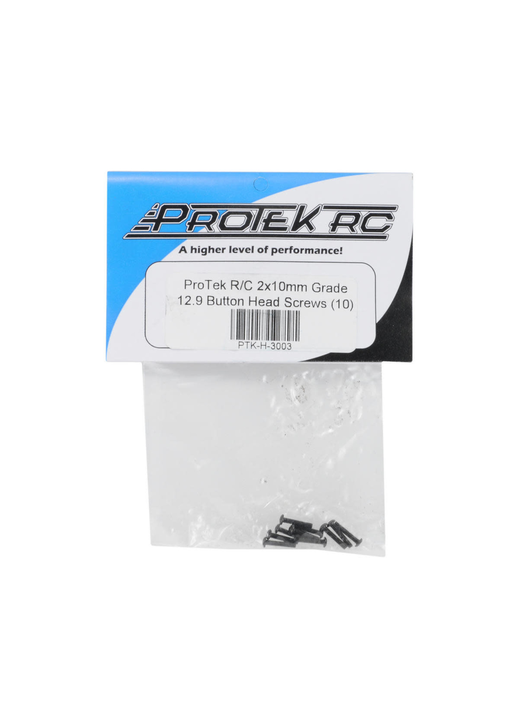 ProTek RC PTK-H-3003 ProTek RC 2x10mm "High Strength" Button Head Screws (10)