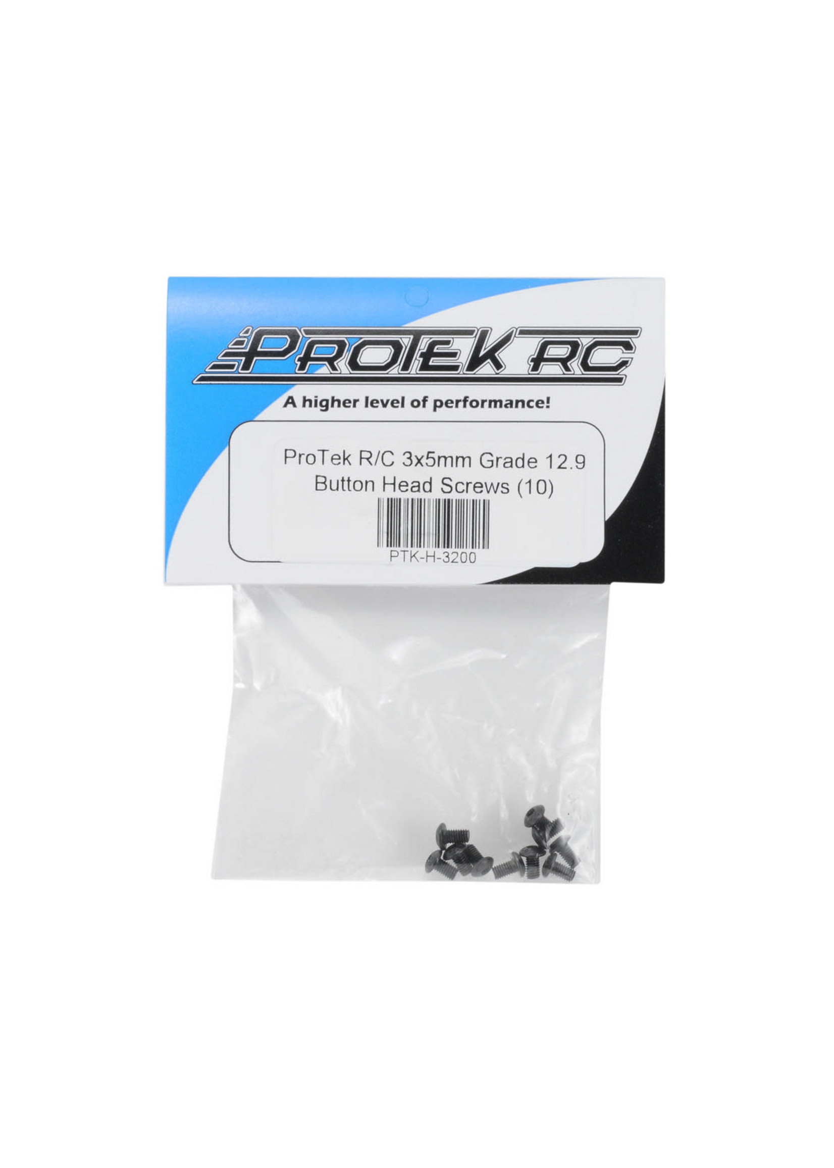 ProTek RC PTK-H-3200 ProTek RC 3x5mm "High Strength" Button Head Screws (10)