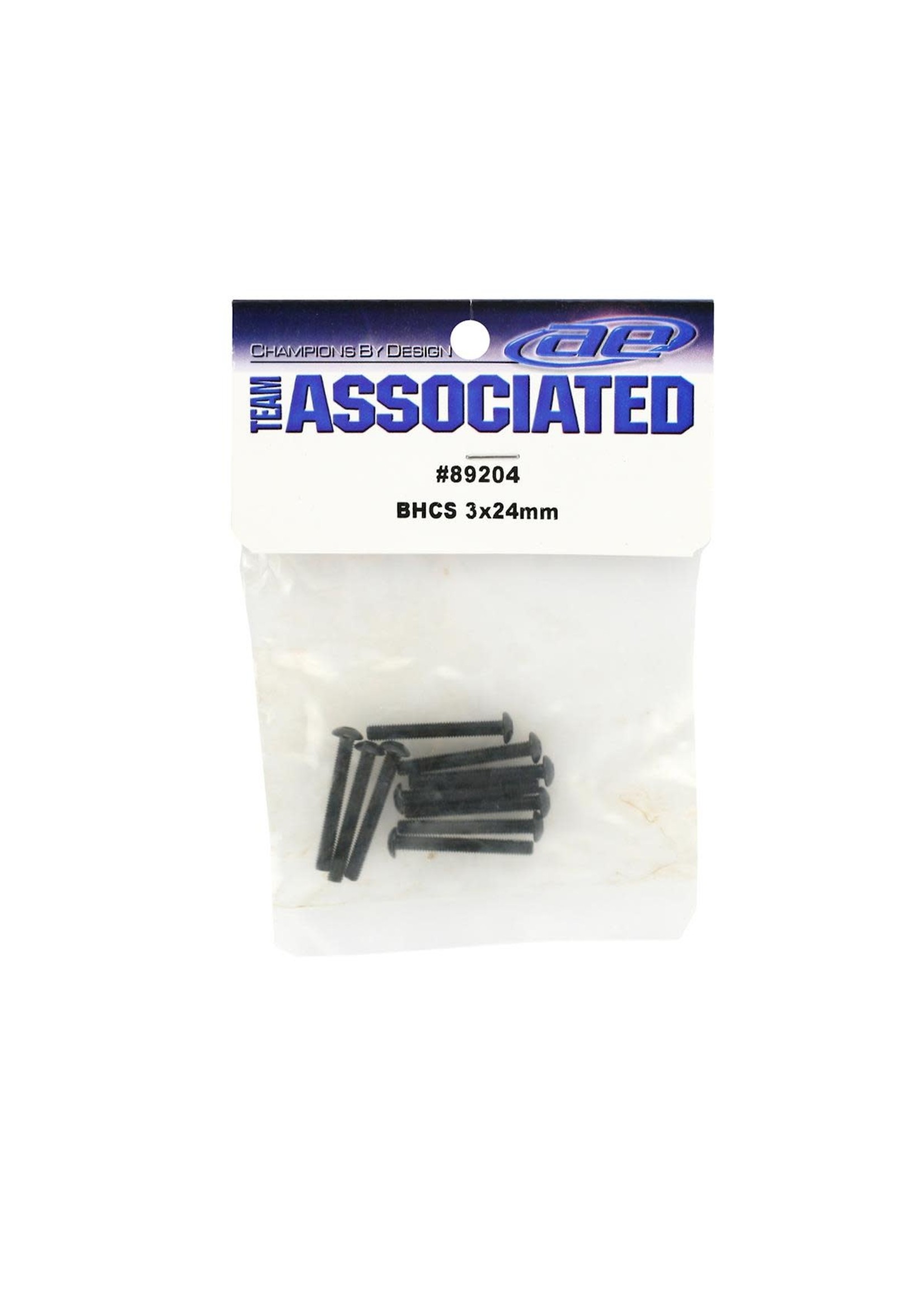 Team Associated ASC89204 Team Associated Button Head Cap Screw 3x24mm (10)