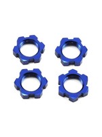 Traxxas Wheel nuts, splined, 17mm, serrated BLUE