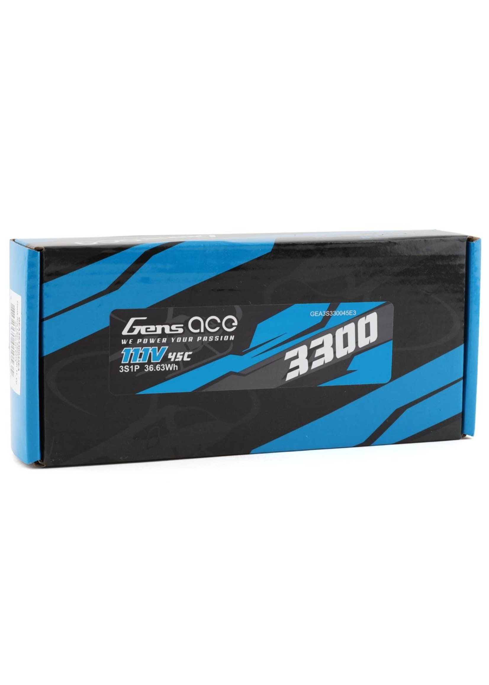 Gens ace GEA3S330045E3 Gens Ace 3S LiPo Battery 45C (11.1V/3300mAh) w/EC3 Connector