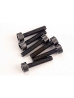 Traxxas Head screws, 3x15mm cap-head machine (hex drive) (6) (TRX 2.5)