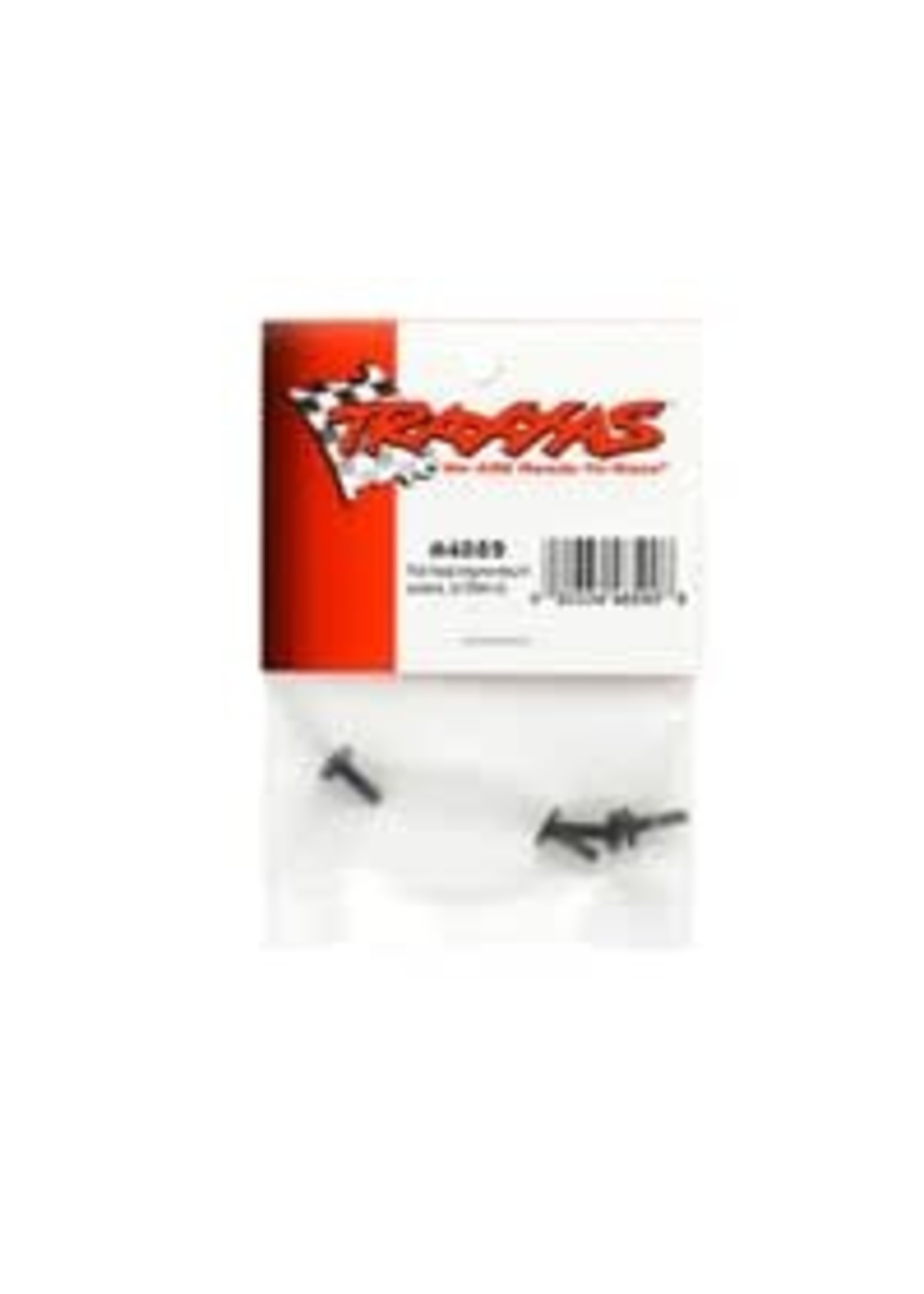 Traxxas 4859 Screws, 3x10mm flat-head machine (hex drive) (4)