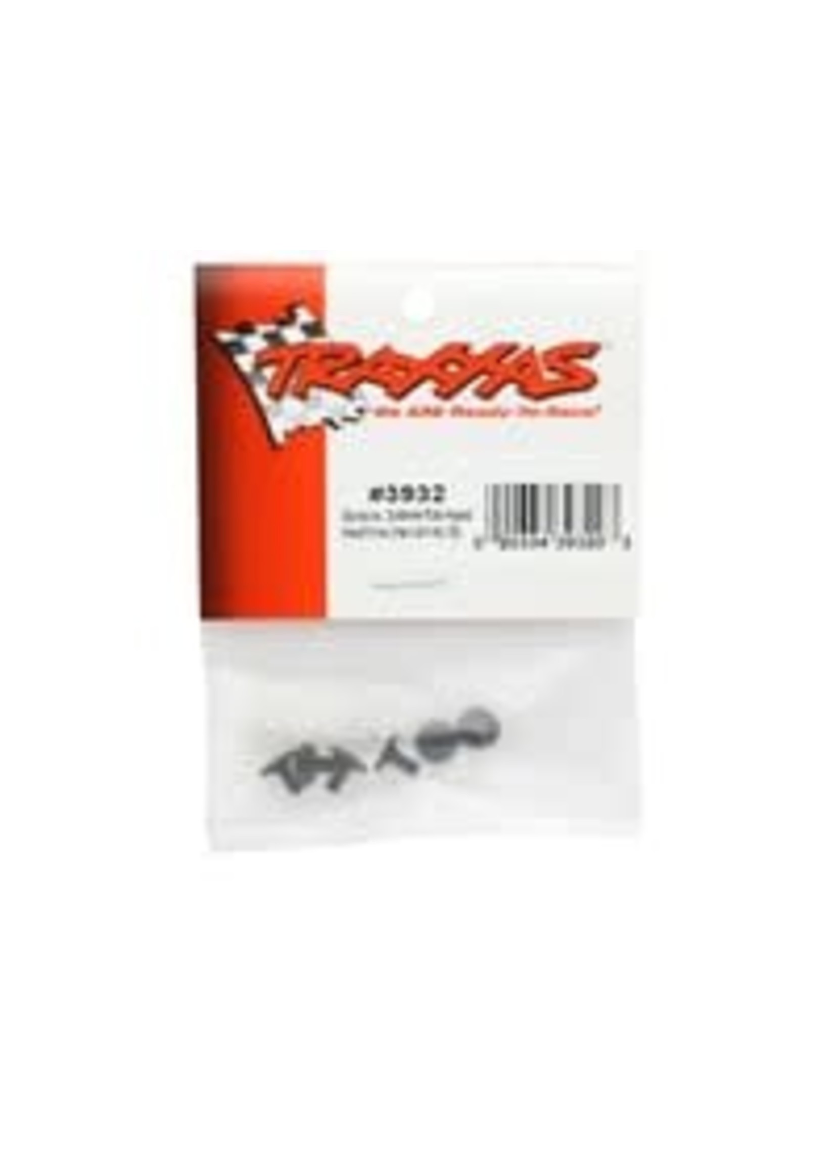 Traxxas 3932 Screws, 3x6mm flat-head machine (hex drive) (6)