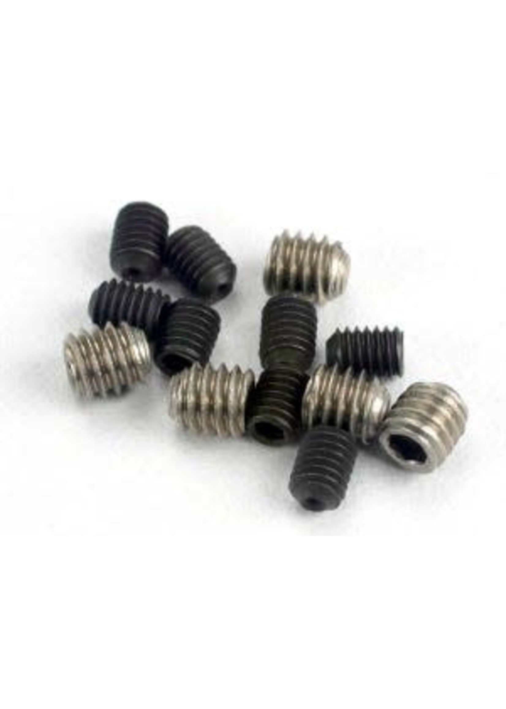 Traxxas 1548 Set (grub) screws, 3x4mm (8)/ 4x4mm (stainless) (4)