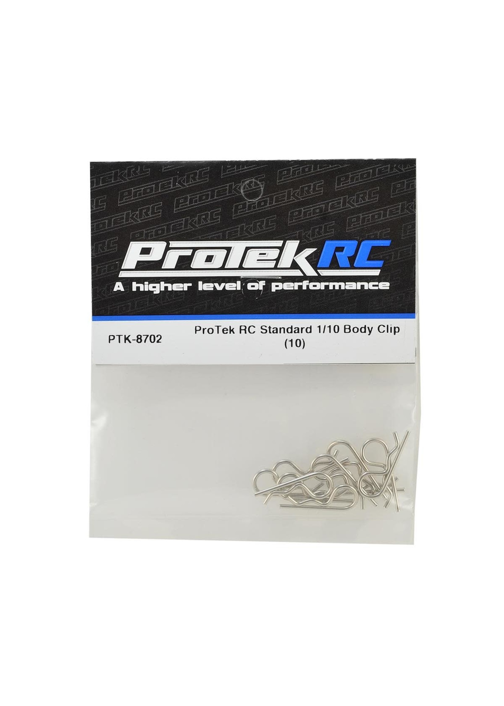 ProTek RC PTK-8702 ProTek RC Standard Body Clip (10) (1/10 Scale)