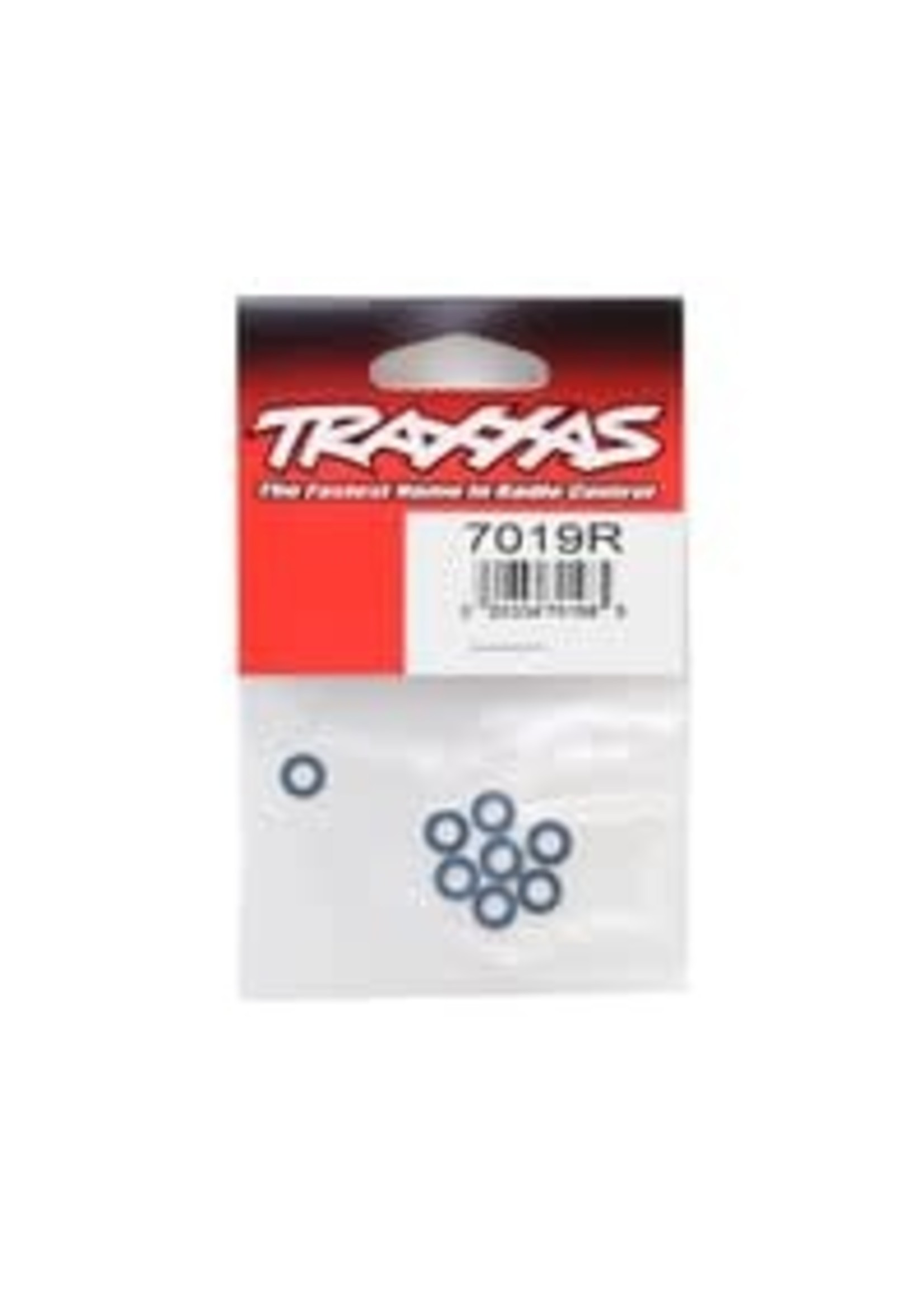 Traxxas 7019R Ball bearings, blue rubber sealed (4x8x3mm) (8)