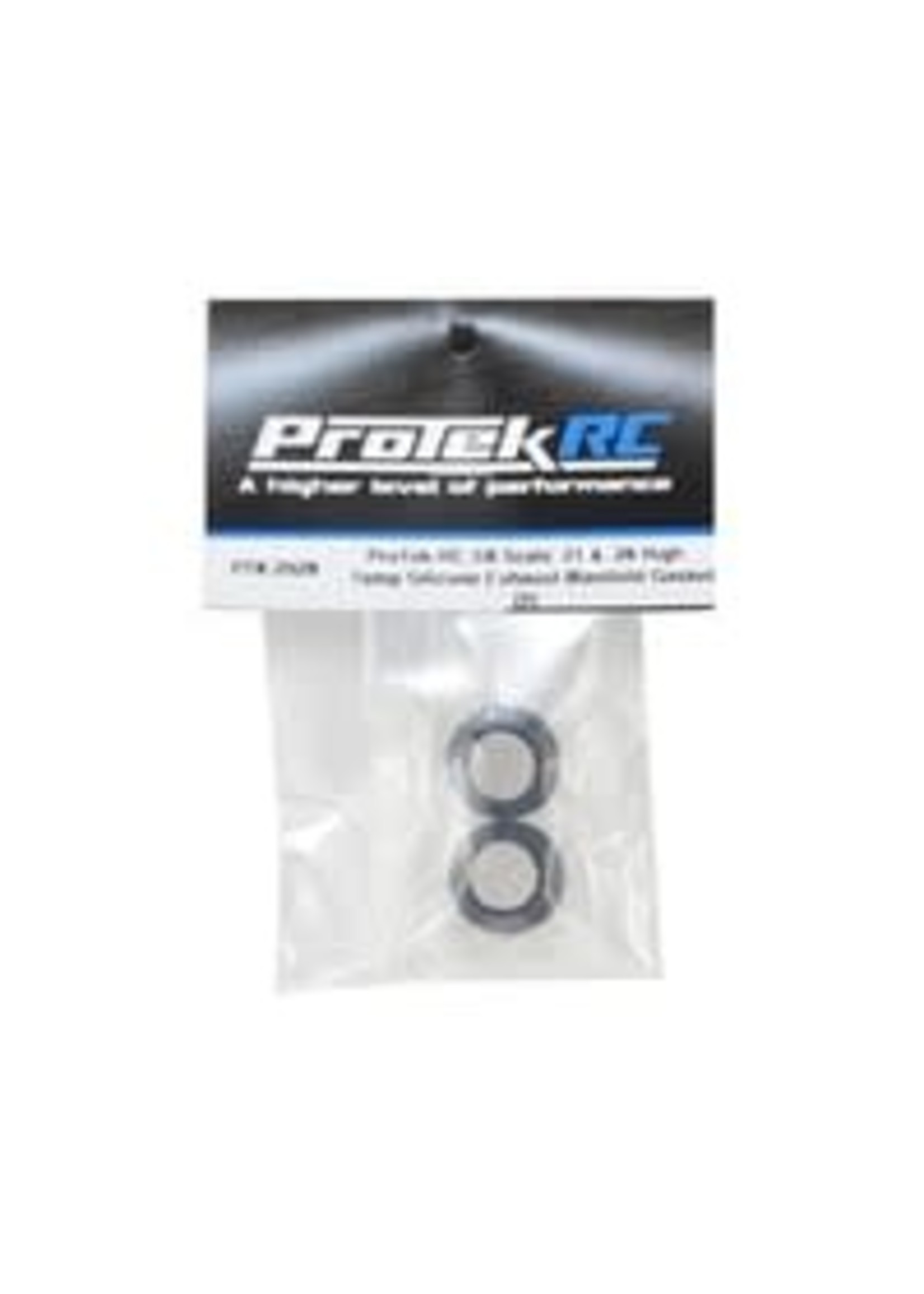 ProTek RC PTK-2528 ProTek RC 1/8 Scale .21 & .28 High Temp Silicone Exhaust Manifold Gasket (2)