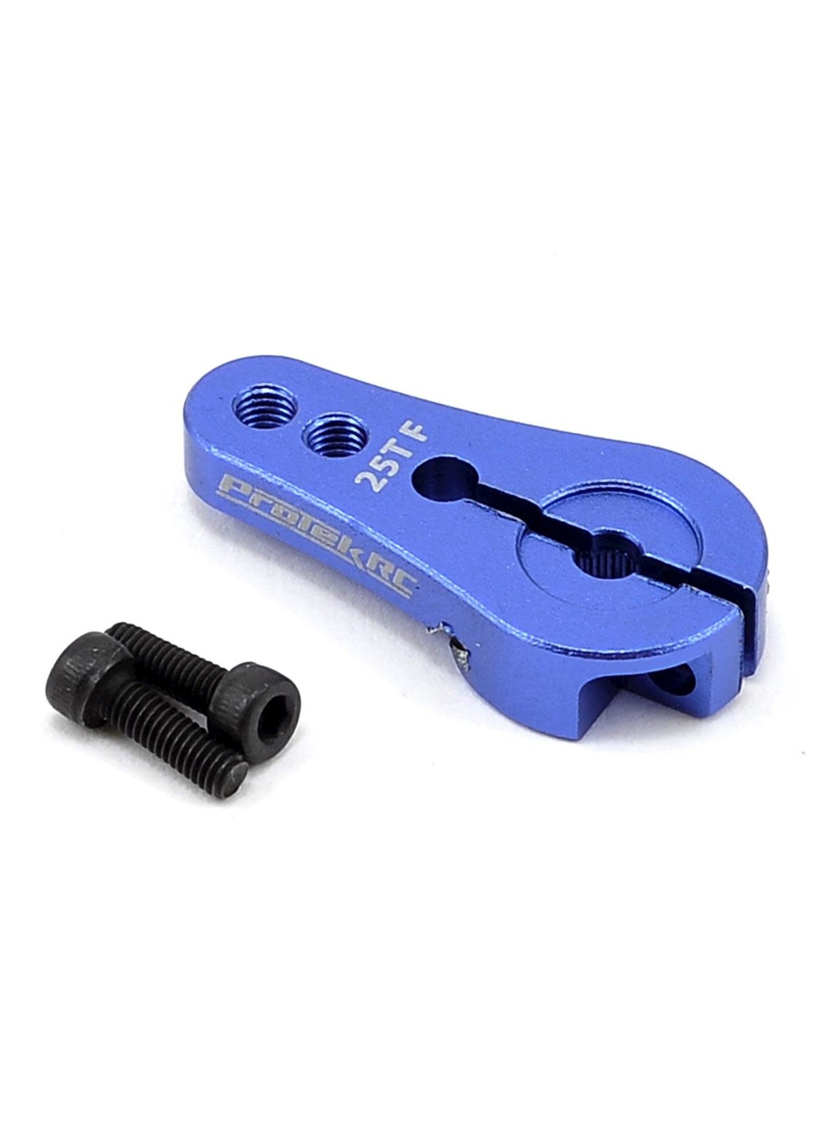ProTek RC PTK-7808 ProTek RC 4mm Aluminum Short Clamping Servo Horn (Blue) (25T)