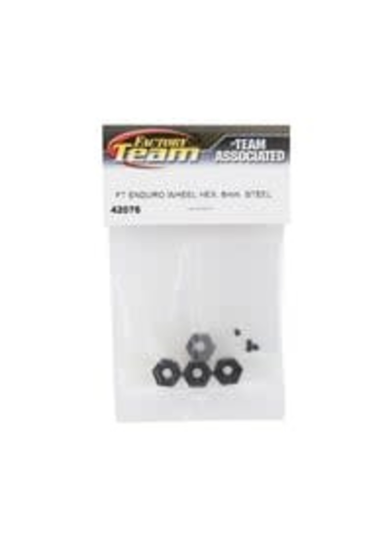 Team Associated ASC42076 Element RC Factory Team 6mm Steel Enduro Wheel Hexes (4)