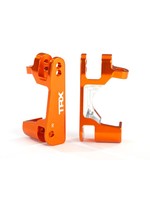Traxxas Caster blocks (c-hubs), 6061-T6 aluminum (orange-anodized), left & right