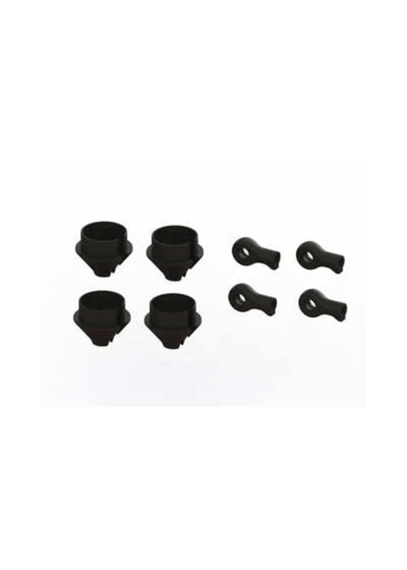 ARRMA HD Shock Rod End and Spring Cup Set (2 Pairs)