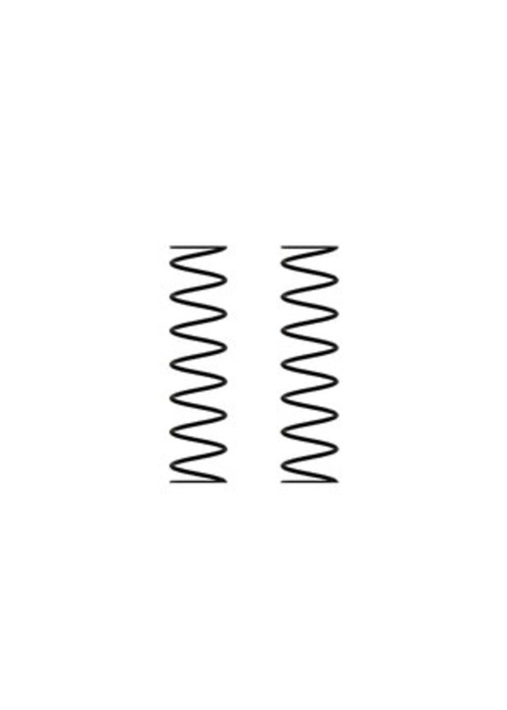 ARRMA ARA330620 Shock Springs: 130mm 2.51N/mm (14.33lb/in)(2)