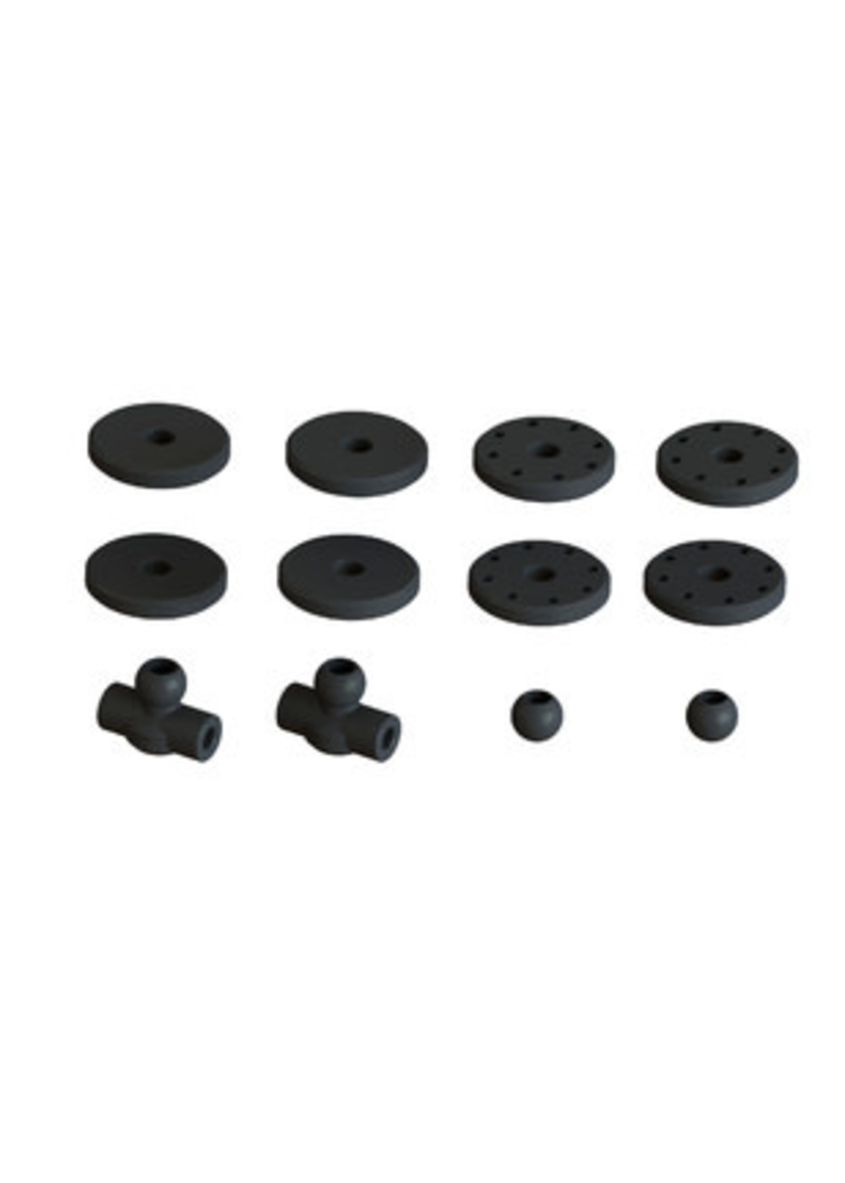 ARRMA ARA330626 Shock Set Bore:16mm, Length:124mm Oil:2000cSt