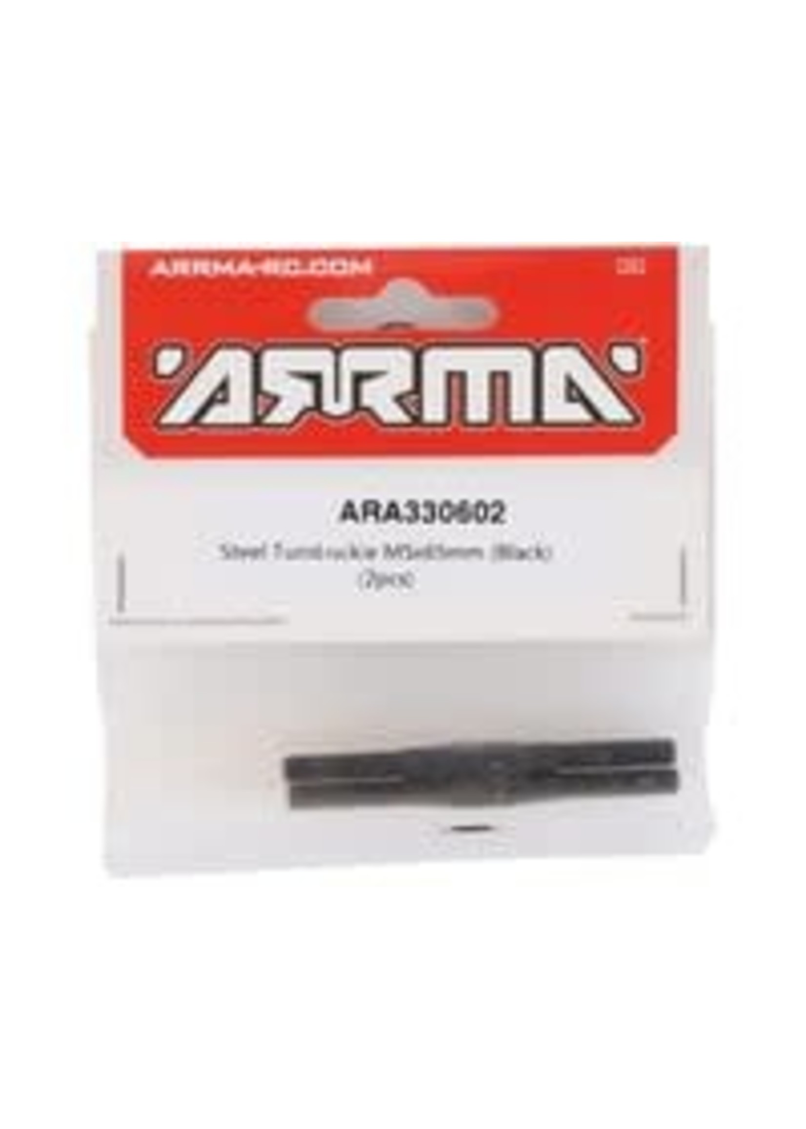ARRMA ARA330602 Steel Turnbuckle M5x65mm (Black) (2pcs)