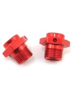 ARRMA AR310484 Wheel Hex Alumn 17mm/16.5mm Red (2)