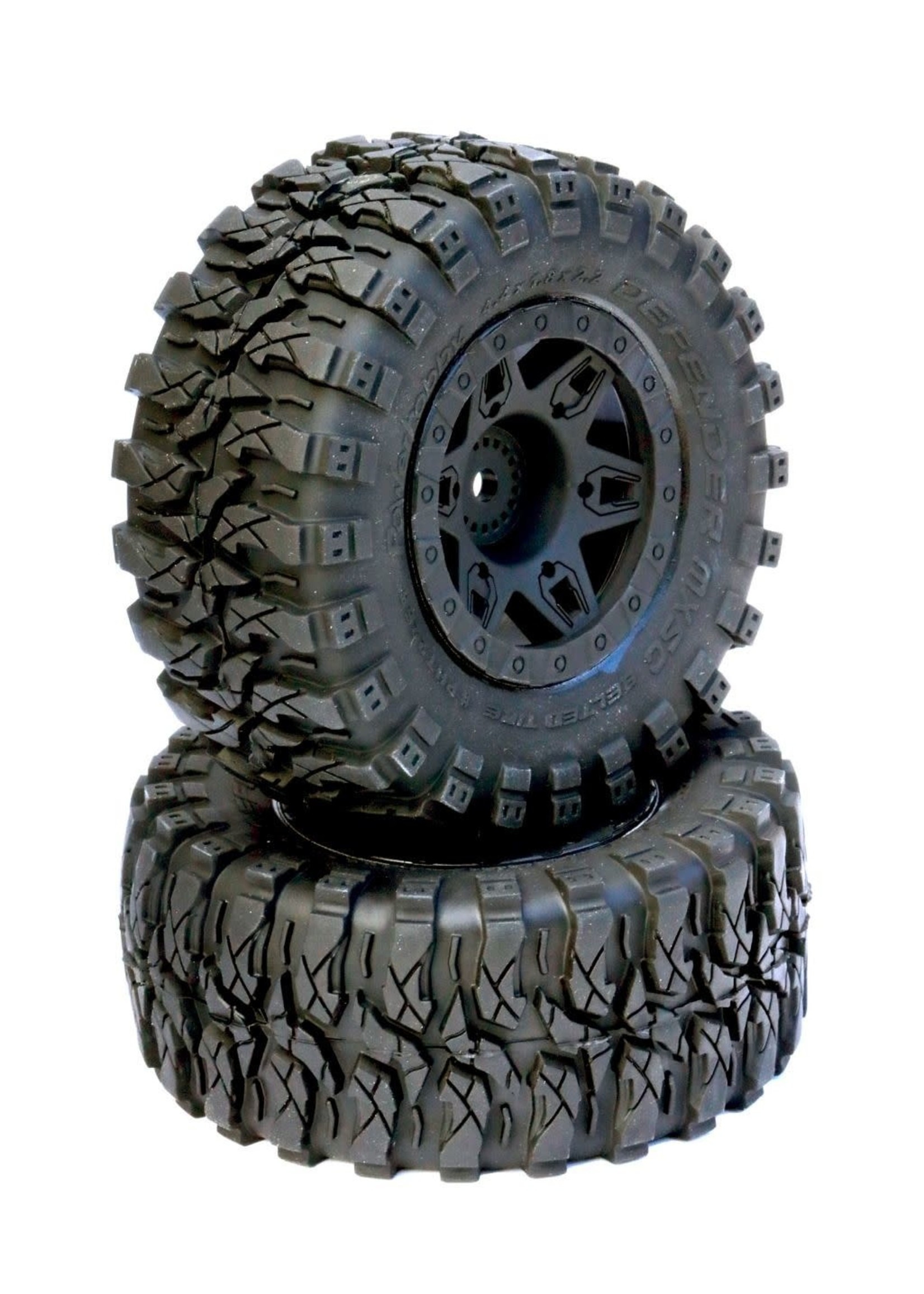 Power Hobby PHT2266-10 Powerhobby Defender 2.2 SCT Short Course Belted Tires Mounted Slash 2WD Front