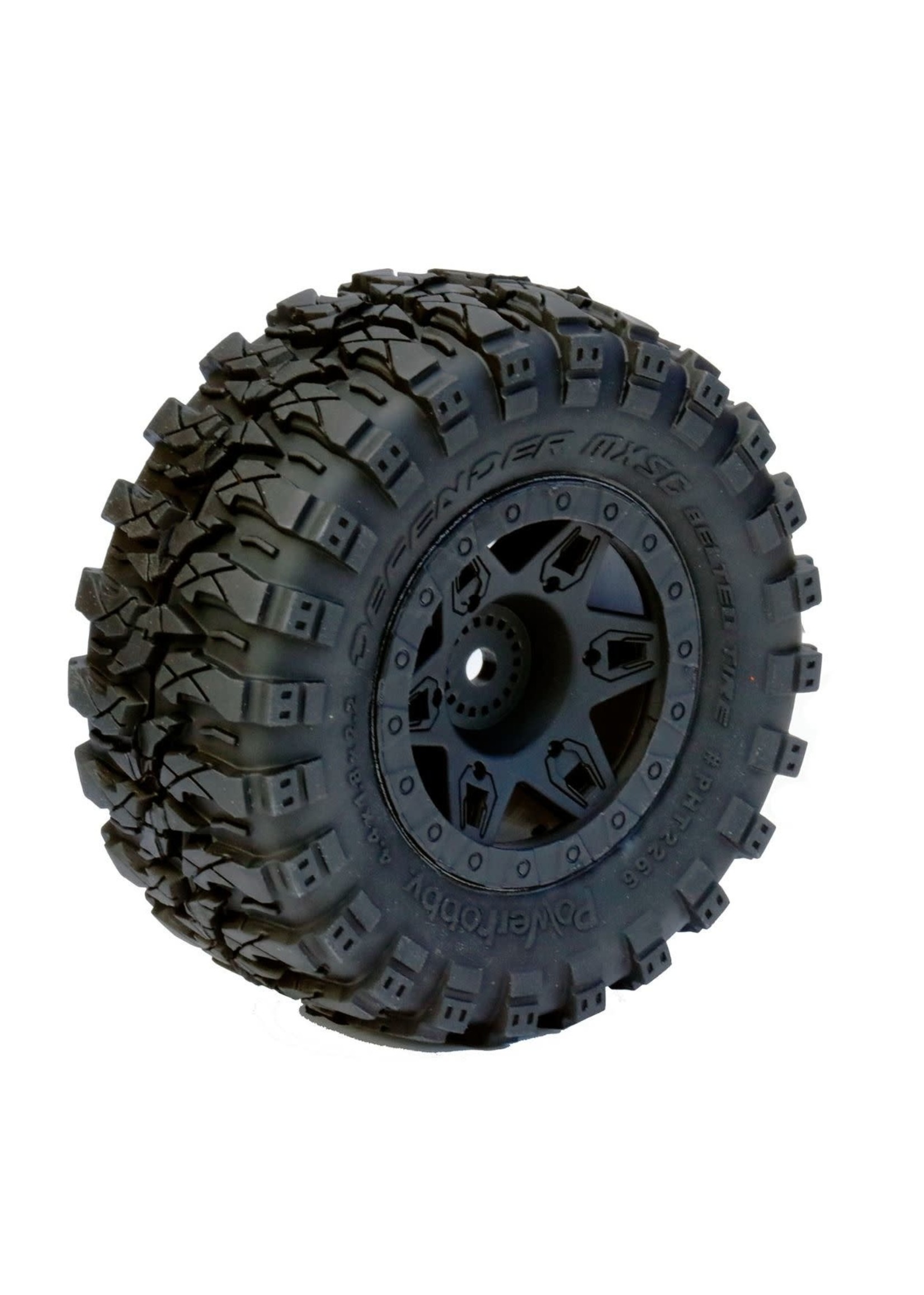 Power Hobby PHT2266-10 Powerhobby Defender 2.2 SCT Short Course Belted Tires Mounted Slash 2WD Front