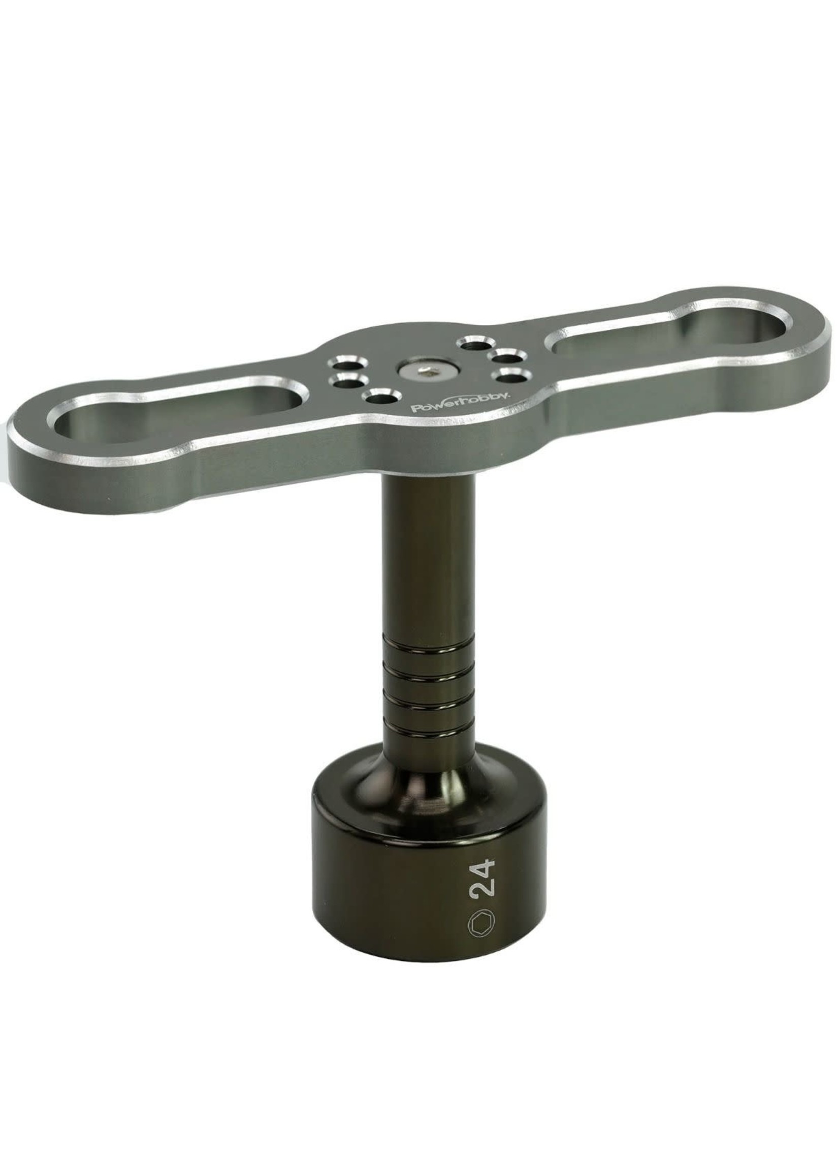 Power Hobby PHBPHT028 Powerhobby 24mm Aluminum T-Handle Hex Wheel Wrench RC Tools