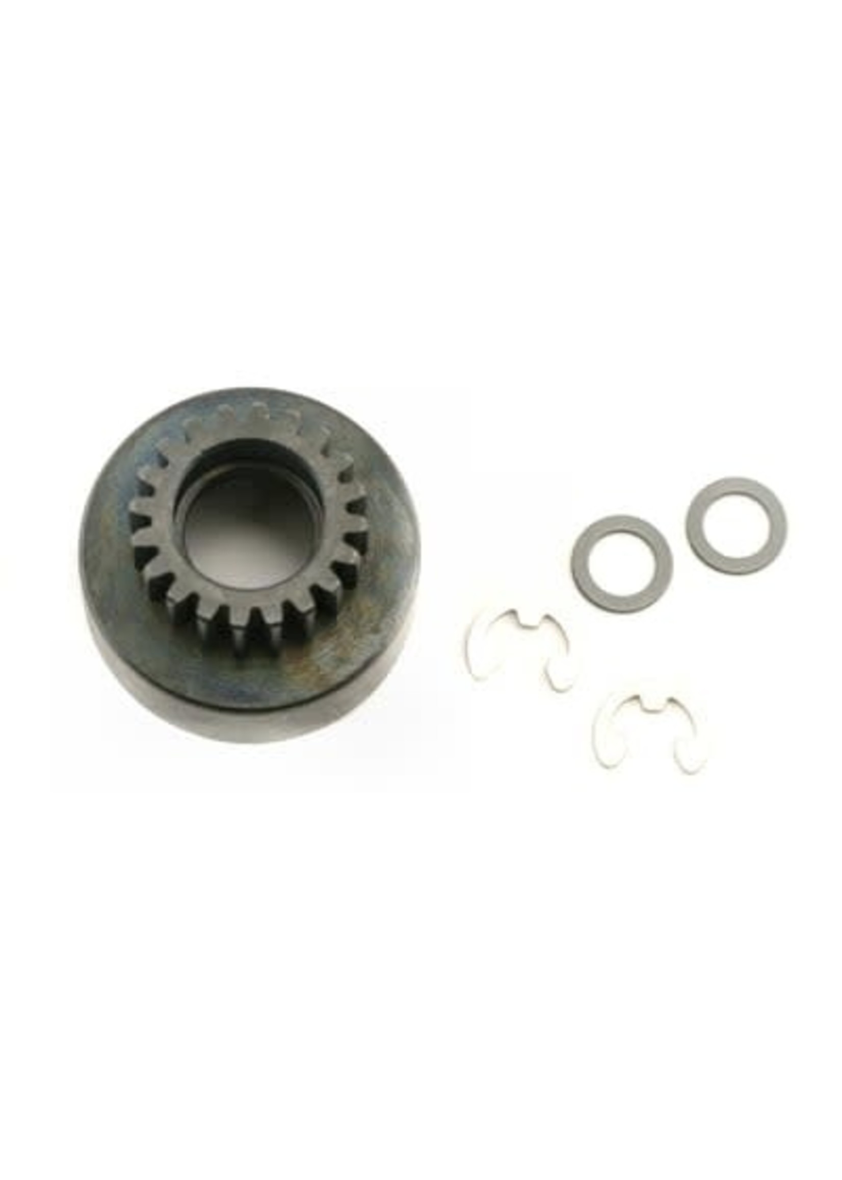 Traxxas 4120 Clutch bell, (20-tooth)/ 5x8x0.5mm fiber washer (2)/ 5mm E-clip (requires #4611-ball bearings, 5x11x4mm (2)