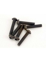 Traxxas Screws, 3x15mm button-head machine (hex drive) (6)