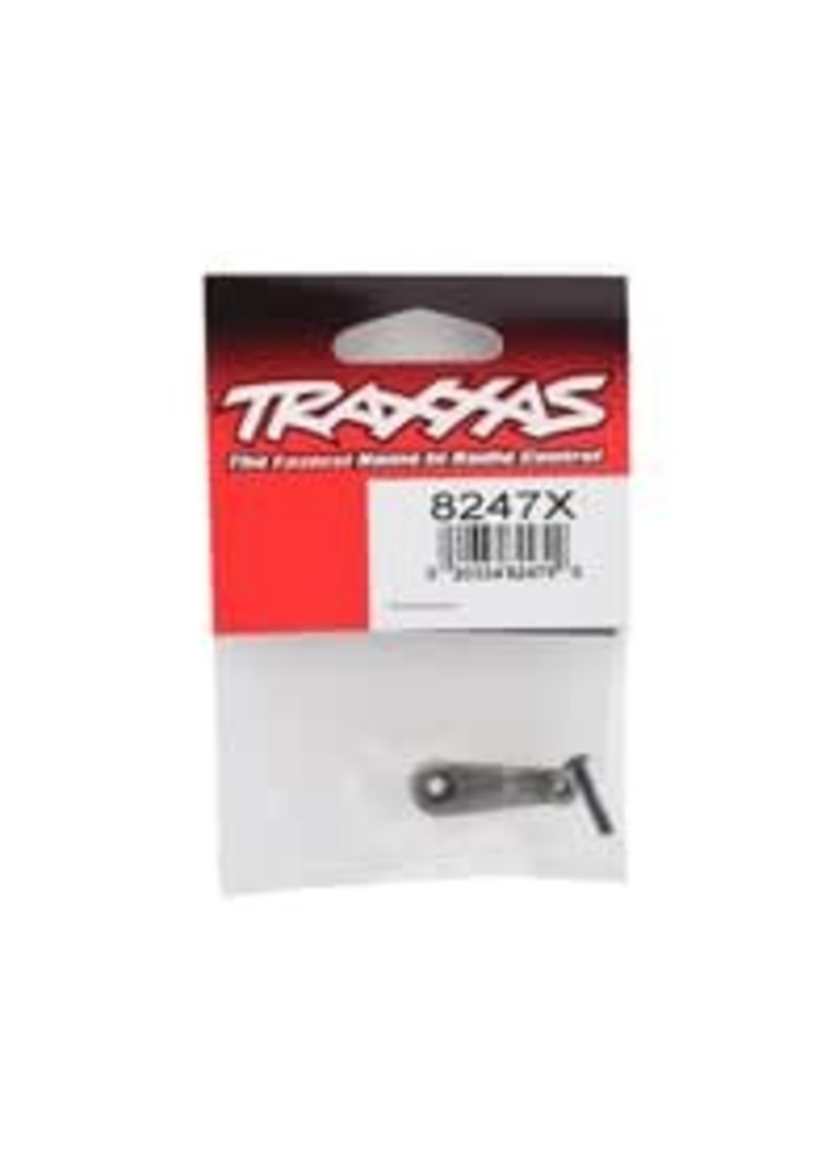 Traxxas 8247X Servo horn, steering, metal/ 3x14 BCS (1)