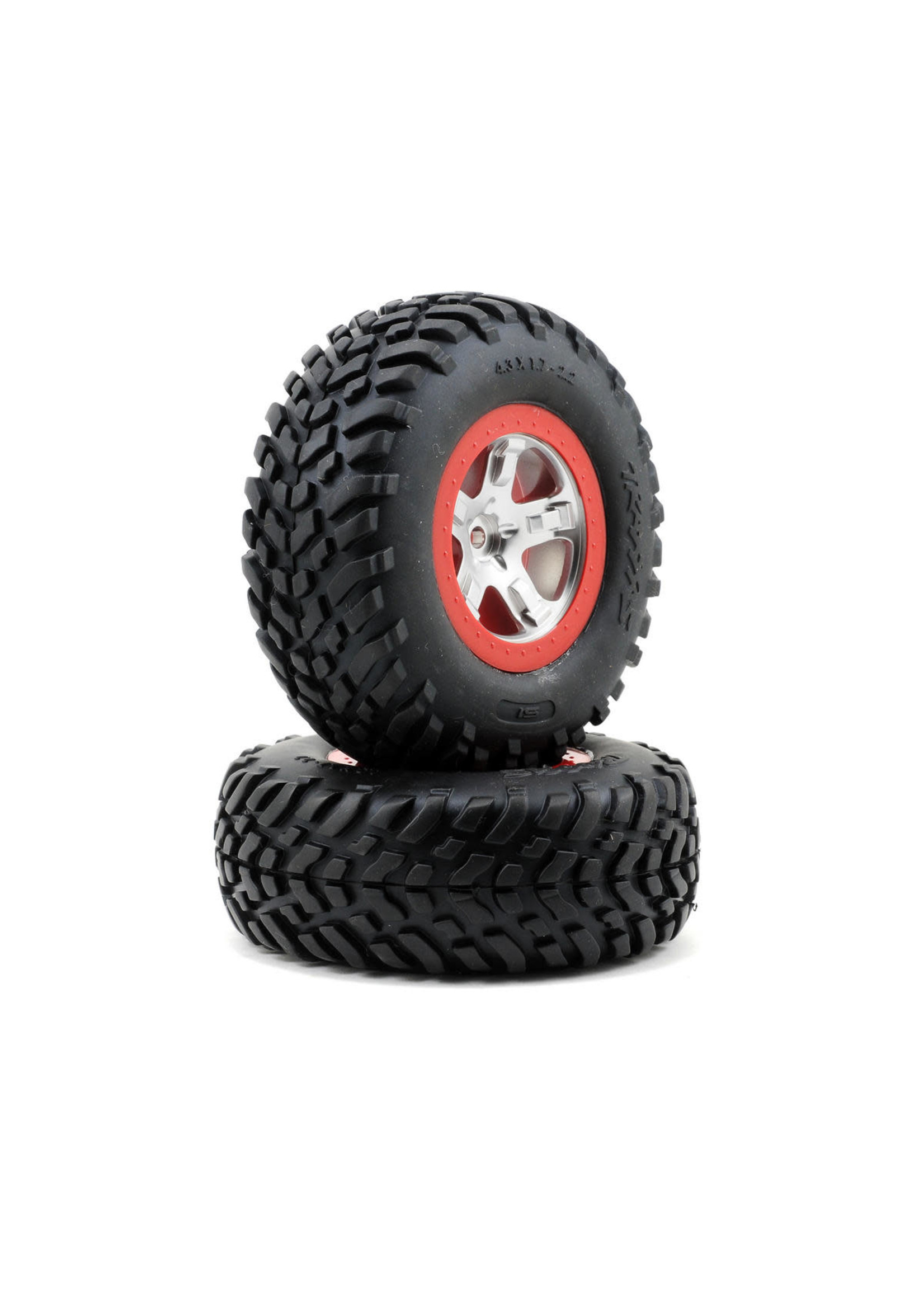Traxxas 5873R Traxxas S1 Compound Racing Tires Slash Tread with Foam Insert