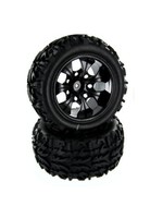 Redcat Racing Pre-Mounted 1/10th Truck Tires and Wheels (1pr)