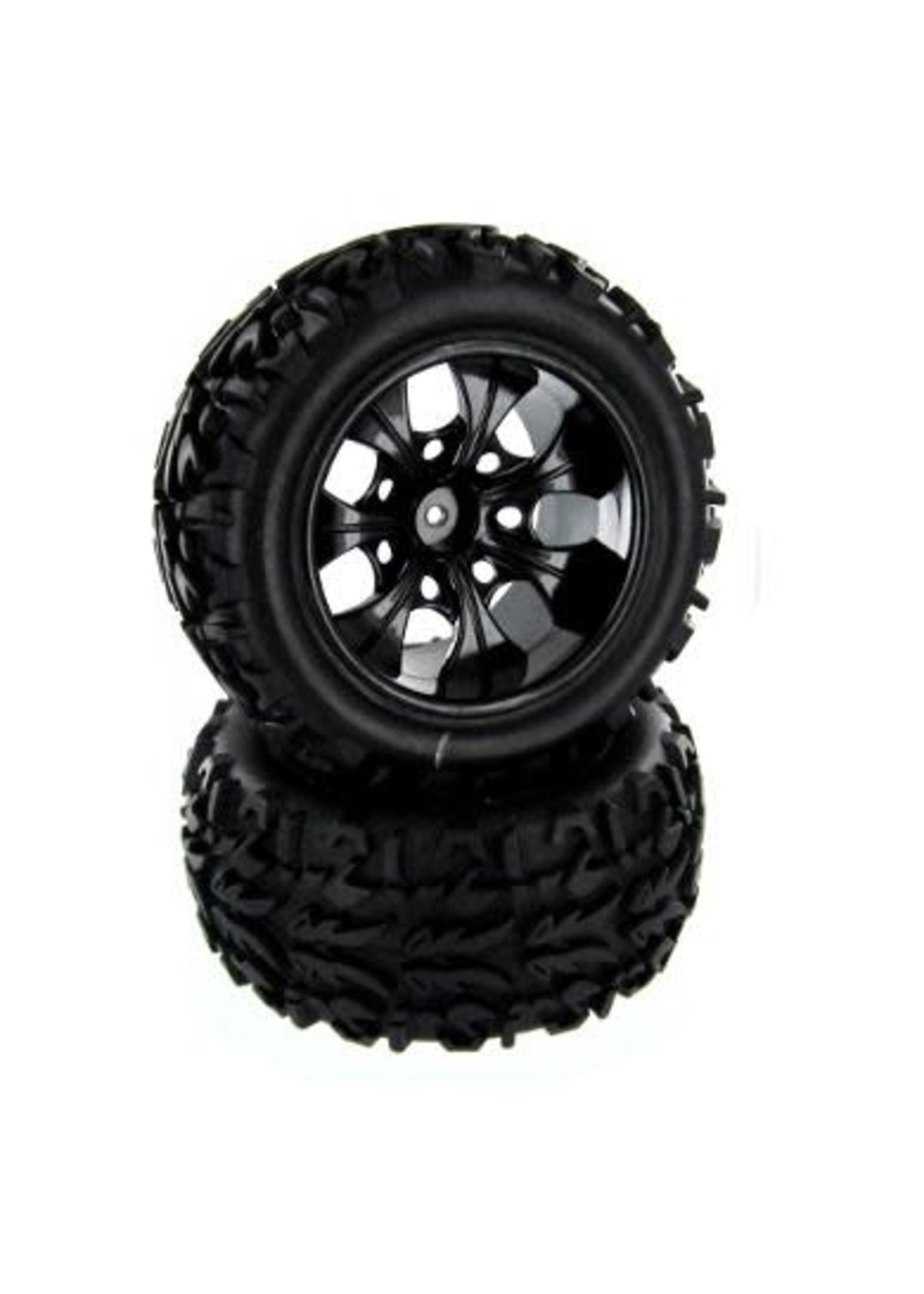 Redcat Racing 20126 Pre-Mounted 1/10th Truck Tires and Wheels (1pr)