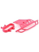 Traxxas Bumper, front/ bumper mount, front (pink)