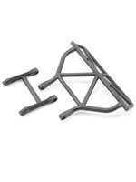 Traxxas Bumper, rear/ bumper mount, rear (black)