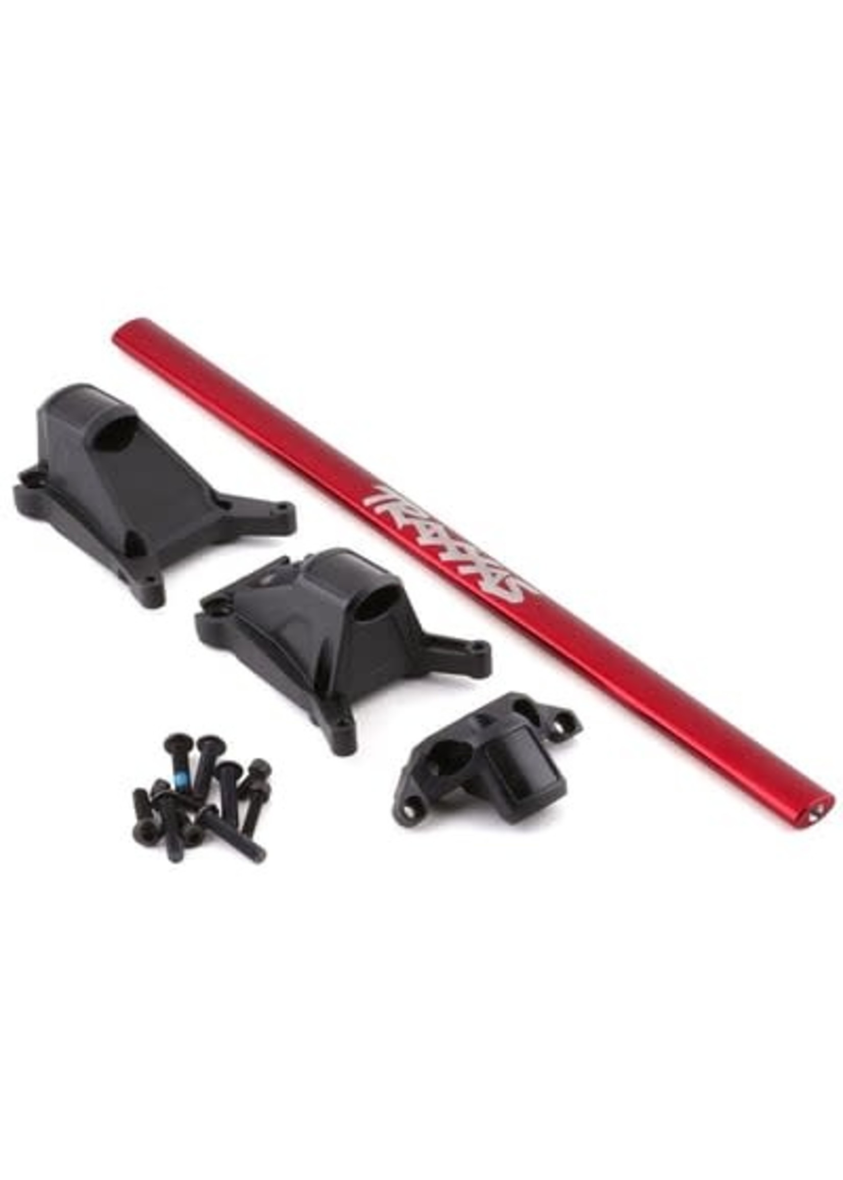 Traxxas 6730R Traxxas Rustler/Slash 4x4 LCG Chassis Brace Kit (Red)