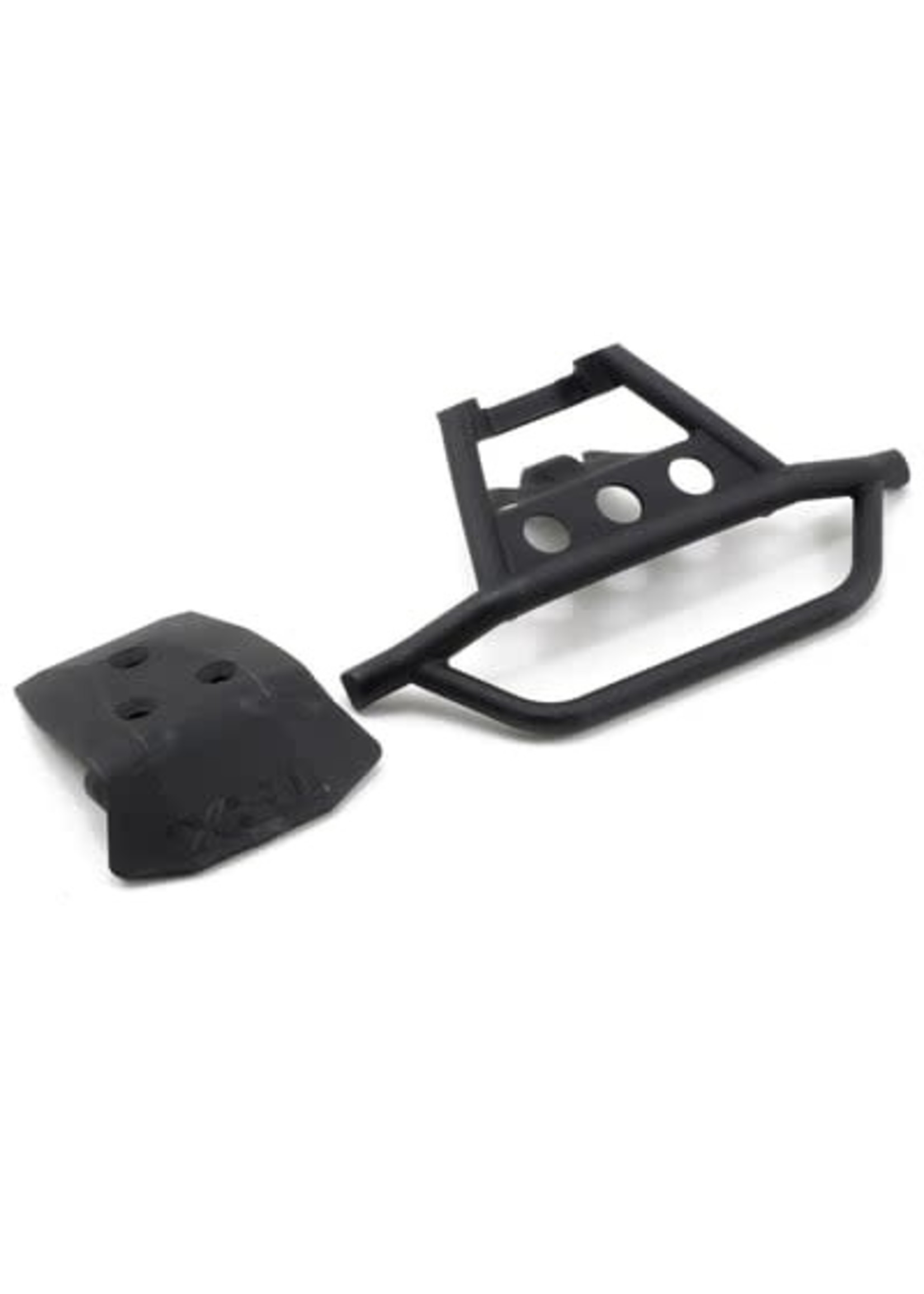 Traxxas 6735 Bumper, front/ skidplate, front (black)