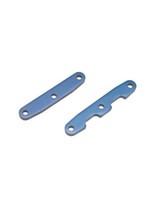 Traxxas Bulkhead tie bars, front & rear, aluminum (blue-anodized)