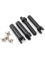 Traxxas Half shafts, heavy duty (external splined (2)/ internal splined (2))/ metal u-joints (4)