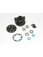 Traxxas Housing, center differential/ x-ring gaskets (2)/ ring gear gasket/ bushings (2)/ 5x10x0.5 TW (2)/ CCS 2.5x8 (4)