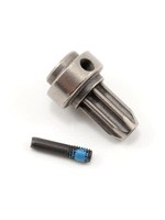Traxxas Drive hub, front, hardened steel (1)/ screw pin (1)