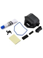 Traxxas Box, receiver (sealed)/ wire cover/ foam pads, upper & lower/ silicone grease/ 2.5x8 CS (4)/ 3x4 GS (1)