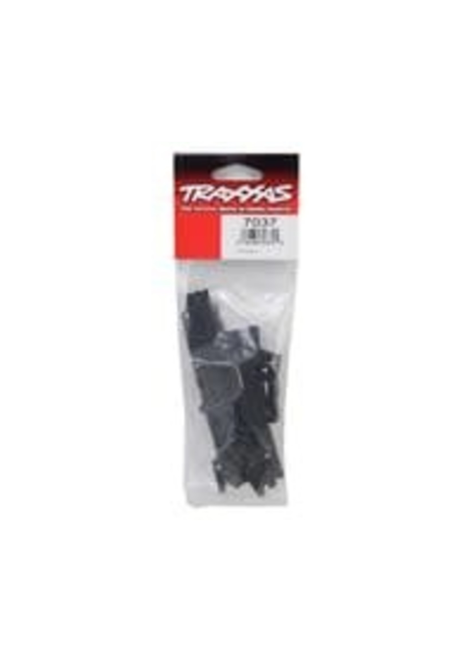 Traxxas 7037 Skidplate set, front (1)/ rear (1)/ transmission (1)/ steering servo guards (2) / steering servo cover plate (1)