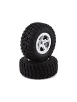 Traxxas Traxxas 4WD/2WD Mounted Kumho Tires & Wheels Chrome