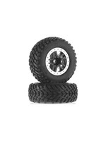 Traxxas Traxxas Tire Wheel Assembled Glue SCT Split-Spoke Black