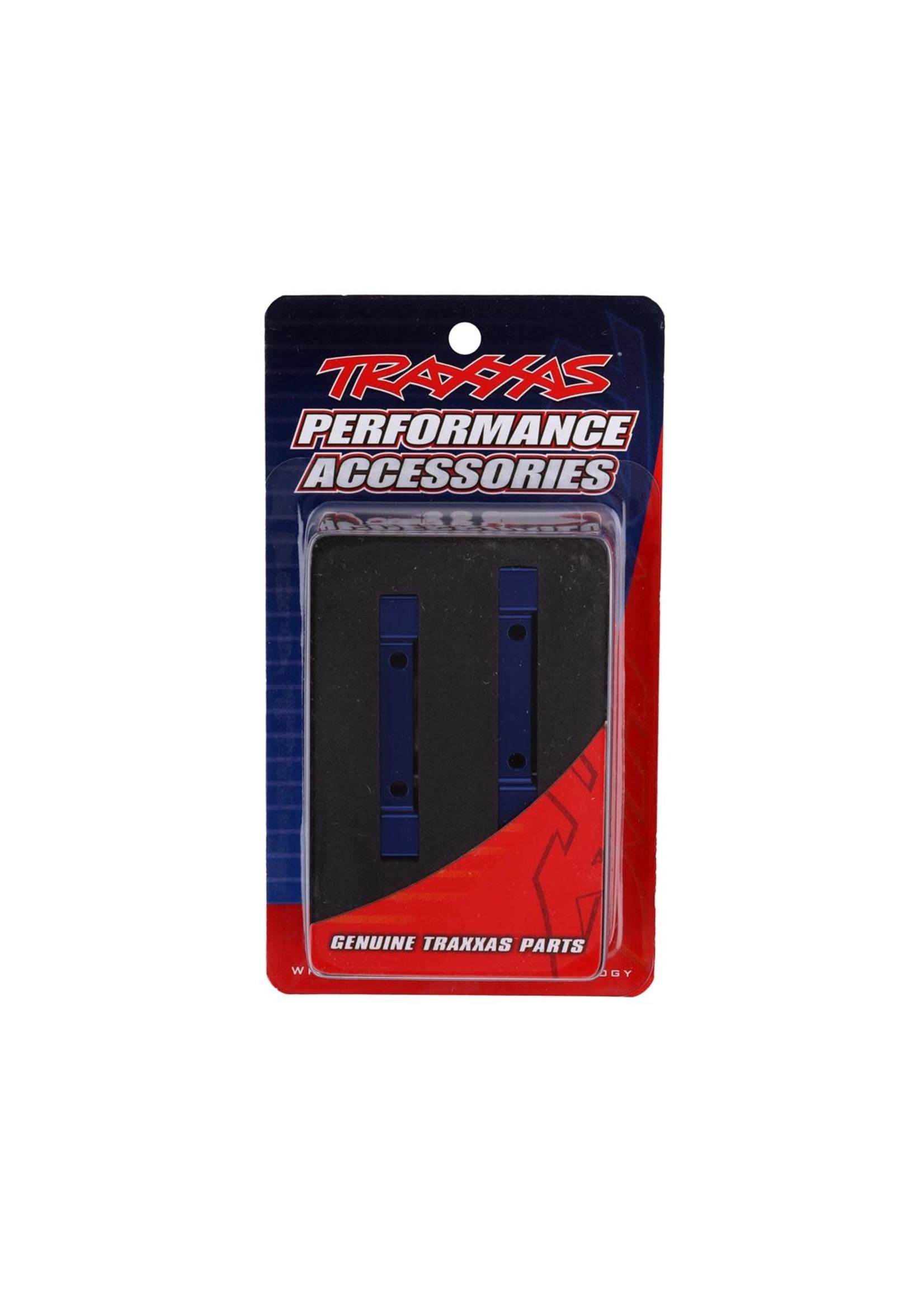 Traxxas 8334X Traxxas Blue-Anodized Front/Rear Suspension Arms Mounts