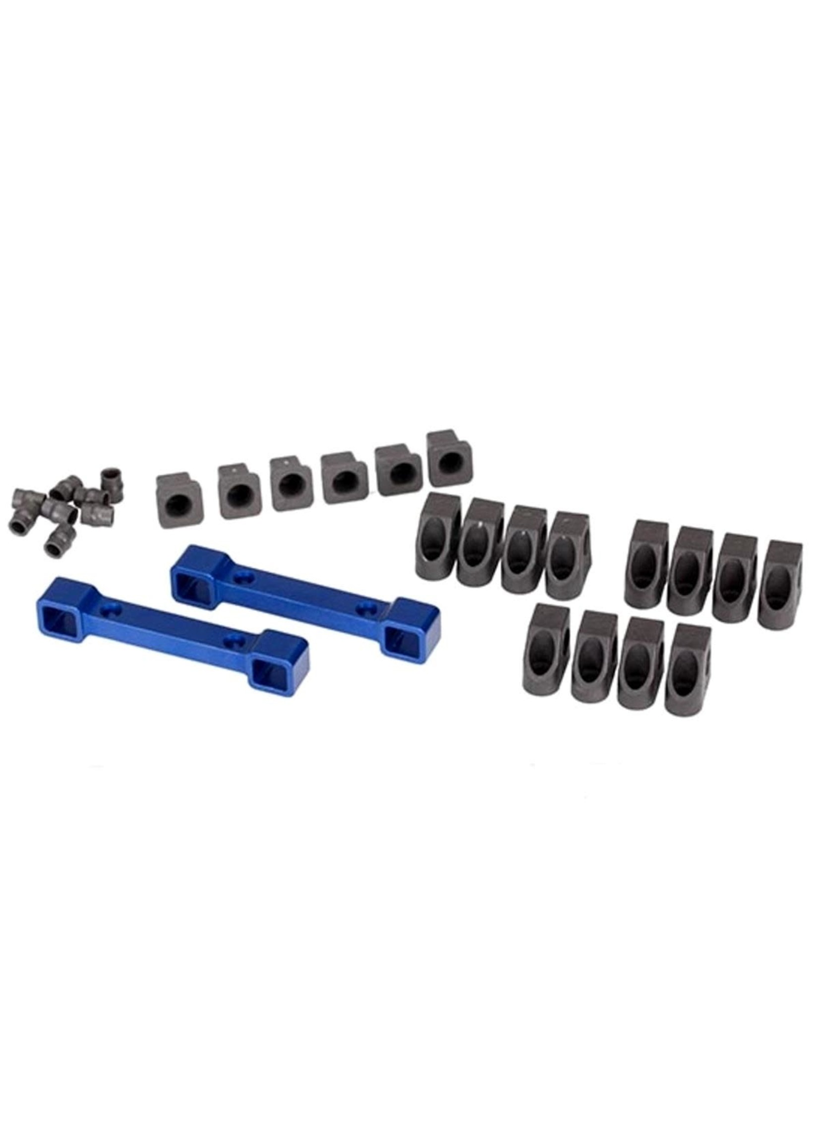 Traxxas 8334X Traxxas Blue-Anodized Front/Rear Suspension Arms Mounts