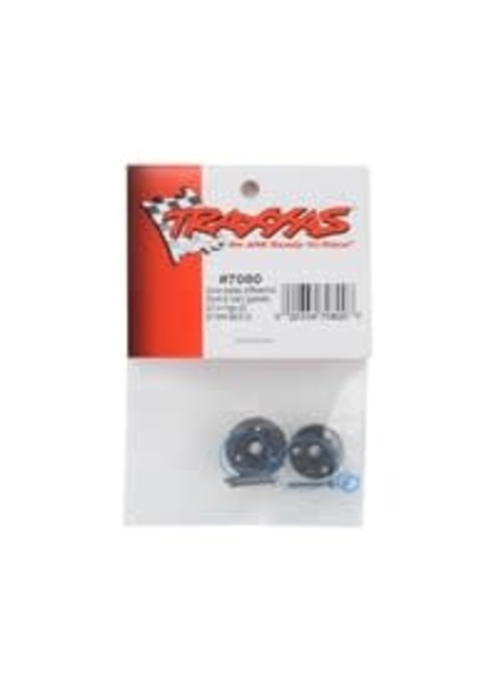 Traxxas 7080 Cover plates, differential (front or rear)/ gaskets (2)/ o-rings (2)/ 2x14mm BCS (4)