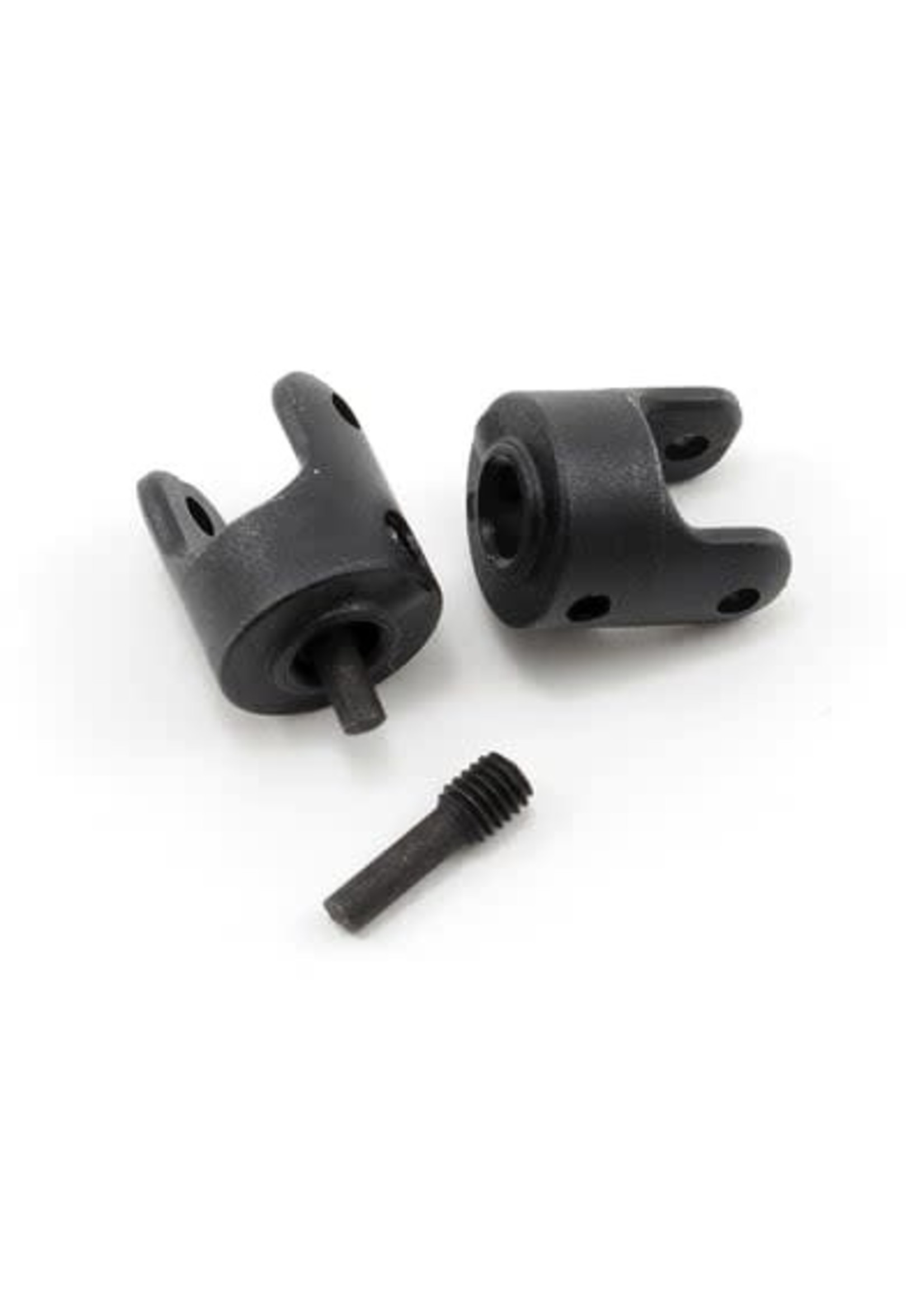 Traxxas 7057 Yokes, differential and transmission (2)/ 3x10mm screw pin (2)